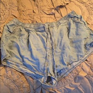 Aerie Light Blue Soft Shorts